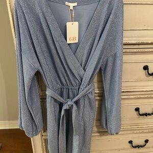 Gianni Bini shimmer Blue Dress